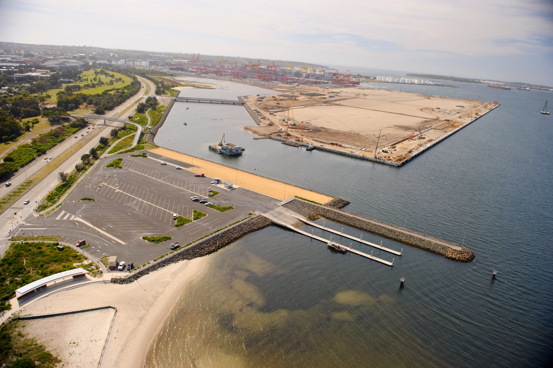 Port Botany in Sydney where a dispute requested an expert pavement assessment
